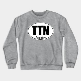 Tatooine Travel Sticker Crewneck Sweatshirt